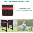 thumbnail image 3 of Garden Kneeler and Seat 10.64” Wider Larger Soft Kneeling Pad Garden Bench with 2 Large Tool Pouches Heavy Duty Garden Stool Foldable Tools Gardening Gifts for Women Men Gardeners, 3 of 7