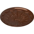 thumbnail image 3 of Ekena Millwork 27 1/8"OD x 2 5/8"P Artis Ceiling Medallion, Hand-Painted Copper Penny, 3 of 5