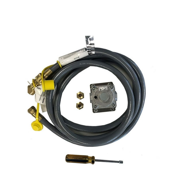 Mont Alpi MANGK Natural Gas Conversion Kit w/ 10 Foot Hose for Gas Grill Griddle