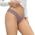 thumbnail image 5 of Women Seamless Bikini Cheeky Underwear Invisible No Show Panties V-Waist Hipster Ladies Soft Stretch Multi Pack, 5 of 6