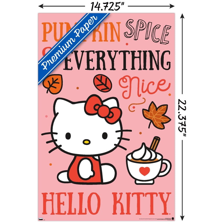 Hello Kitty: 20 Pumpkin - Nice Wall Poster, 14.725