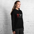 thumbnail image 4 of Christian Hoodie - The Cross is Greater Than my Past (Black, L), 4 of 4