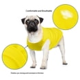 thumbnail image 4 of Shulemin Dog Vest Round Neck Elastic Cotton T-shirt Summer Pet Clothes Puppy Costume,Black S, 4 of 7