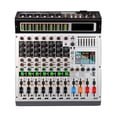 thumbnail image 1 of 8 Channel Mixer, Professional  Mixing 99 DSP Digital Effects  Console Mixer DJ Console For  Stage ,Smart Fader, 1 of 7