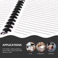 thumbnail image 3 of 22Pcs Notebooks Binder Disc Binder Buckles Plastic Binding Disc Loose-leaf Binder Discs, 3 of 8