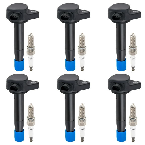 Maxpeedingrods 6 pcs Ignition Coils & 6 pcs Spark Plugs For Acura RDX ZDX Honda Pilot UF624