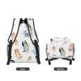thumbnail image 3 of Lsque Bluey Pattern Comfortable Student Backpack - Ergonomic Design, Durable, Water-Resistant, Multi-Compartment,Travel, and Outdoor Activities, 3 of 7