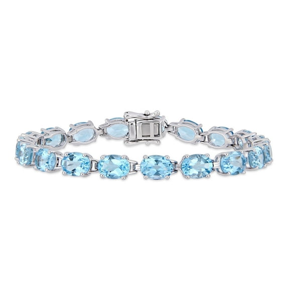 Everly Women's Topaz Sterling Silver Tennis Bracelet