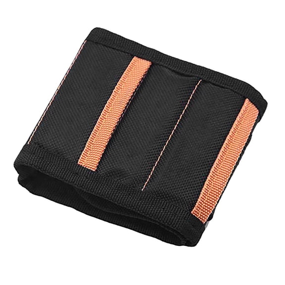 Kezqiaxn Home Supplies Compartment Magnetic Wristband Tool Storage Wrist Strap Screw Suction Pick