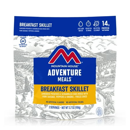 UPC: 0041133554510 | Mountain House Breakfast Skillet  Freeze-Dried Camping & Backpacking Food  2 Servings  GF