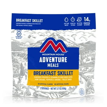 ain House Breakfast Skillet, Freeze-Dried Camping & Backpacking Food, 2-Serving Pouch, Gluten-Free