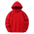 thumbnail image 1 of Wyzesi Fall Sweatshirts for Men Embroidered Male Solid Color Hooded Long Sleeved Pullover Sweatshirt, 1 of 7