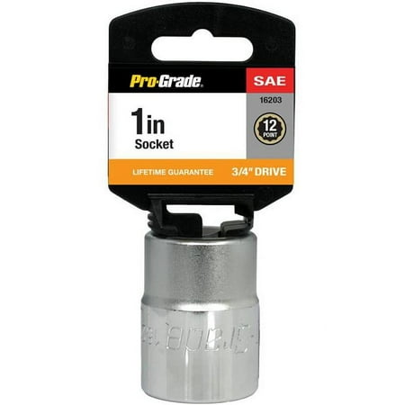 UPC: 0035794162023 | Pro-Grade 16203 0.75 Drive x 1 in. 12 Point Socket