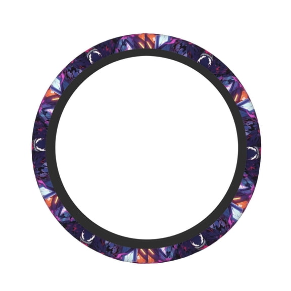 Venom Elastic Steering Wheel Cover Stylish Neoprene Decorative Car Accessories for Universal Auto