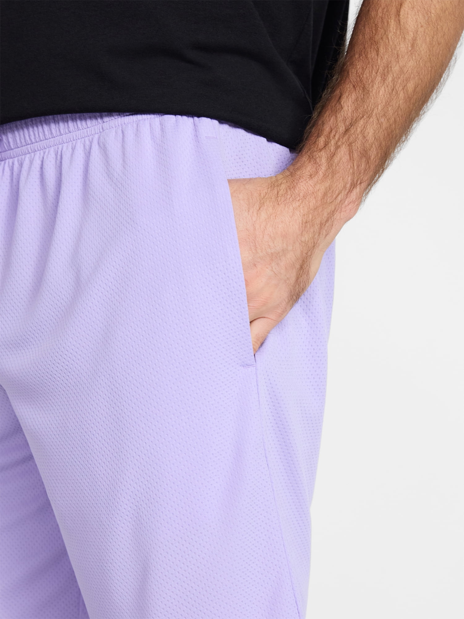Athletic Works Men's and Big Men's Active Mesh Shorts, 9" Inseam, Sizes XS-5XL