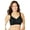 Black, variant on Comfort Choice Women's Plus Size Front-Close Wireless Posture Bra
