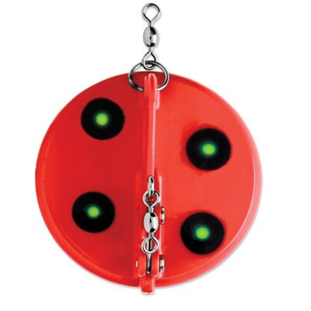 Luhr Jensen Dipsy Diver Flo.Red/Chartreuse UV 3