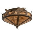 thumbnail image 5 of Meyda Tiffany 51499 Ducks In Flight 3 Light 16" Wide Semi Flush Drum Ceiling Fixture -, 5 of 6