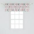 thumbnail image 2 of Ambesonne London Window Valance, Popular English, 54" X 18", Vermilion Dark Blue, 2 of 3