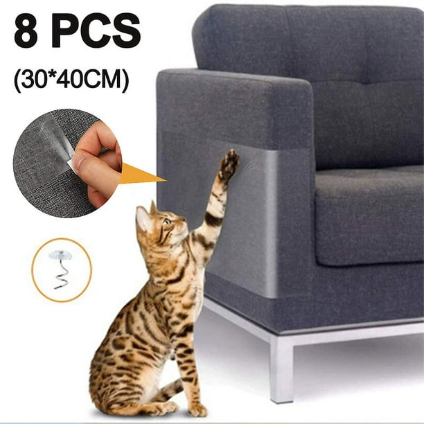 SHENMO Coussinets d'autocollants de protection de canapé de meubles de chat,  autocollant de patte de chien de chat 