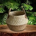 thumbnail image 4 of DOLITY Baskets Decorative Woven Basket for Closet Dorm Brown Small, 4 of 6