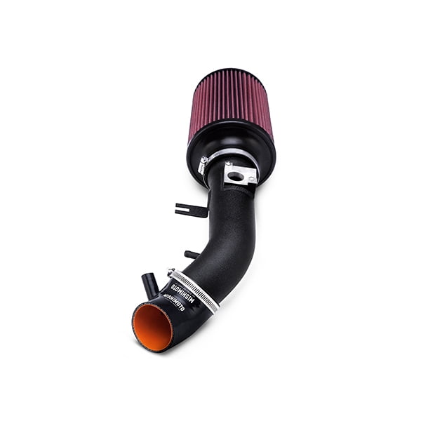 Mishimoto MMAI-CIV-06SIWBK Performance Cold Air Intake Kit with Heatshield, Compatible with Honda Civic Si, 2006-2011, Wrinkle Black