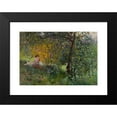 thumbnail image 2 of Luis Graner i Arrufi 24x18 Black Modern Framed Museum Art Print Titled - Family Resting in a Park, 2 of 5