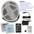 thumbnail image 6 of onn 100ft LED Strip Lights, Multicolor LED Lights for Bedroom, Remote Control, 6 of 11