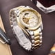 thumbnail image 4 of Reloj mecánico para hombre, reloj de negocios, reloj mecánico automático con correa de acero lunar para hombre, reloj de marea, 4 of 5