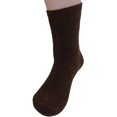 thumbnail image 2 of Lian LifeStyle Women's 2 Pairs Pack Extra Thick Wool Blend Socks Diamond Size 8-11Brown, 2 of 2