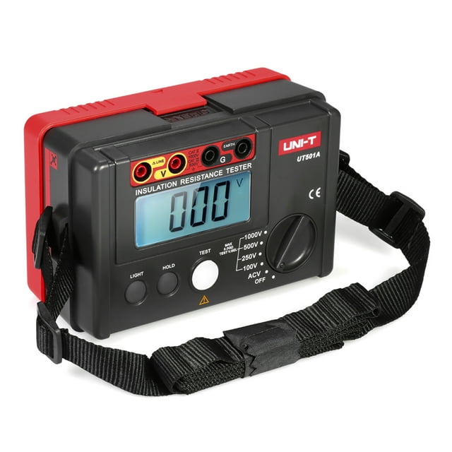Uni-T Ut501A 1000V Medidor de Resistencia de Aislamiento Probador de Tierra Megóhmetro Volt TOMSHOO Medidor de resistencia