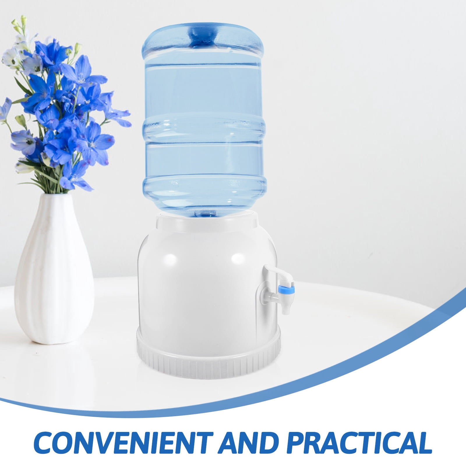 AURARMLET Plastic Water Dispenser Stand Bracket for Drinking Water Bucket, Rectangular Design, and Stable, 1 Set