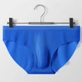 thumbnail image 4 of Mens Solid Color Ice Silk Seamless One Piece Briefs, 4 of 9