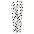 thumbnail image 5 of Silk Women's Pajama Sets Women Casual Lapel Button Polka Dots Print Two Piece Long Sleeve Pajamas Suit, Women Pajama Sets XL, 5 of 8
