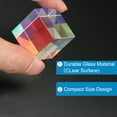 thumbnail image 3 of Uxcell 25x25x25mm Glass Prism Cube, Mini Optical X-Cube RGB Prism Cube, Clear, 3 of 5