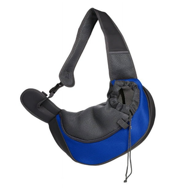 Portabebés para perros, malla transpirable, portátil, seguro para viajes, bolso de hombro para mascotas con correa de hombro antideslizante ajustable