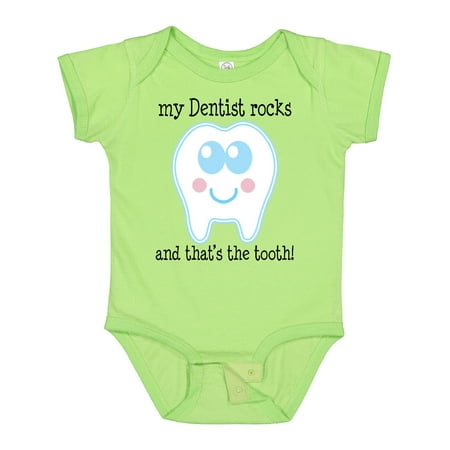 

Inktastic Dentist Rocks Tooth Gift Baby Boy or Baby Girl Bodysuit