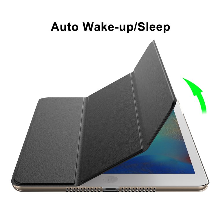 SuprJETech Apple iPad mini 4 Smart Case with Clear Back