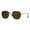 Gold (Brown), variant on Classy Hipster Fashion Sunglasses Thin Metal Hexagon Shape UV400 Gold, Red
