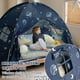 thumbnail image 4 of Tienda de campaña para cama, dosel de juego espacial doble para niños, tienda de campaña con dosel para literas para niños pequeños, casa de juegos con domo Galaxy, tiendas de campaña portátiles para, 4 of 7