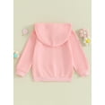 thumbnail image 5 of GXFC Little Girls Boys Fall Hoodies Clothes 2T 3T 4T 5T 6T 7T Kids Long Sleeve Hooded Letters Print Sweatshirt Tops Autumn Casual Pullovers Clothing for Children Girls, 5 of 9