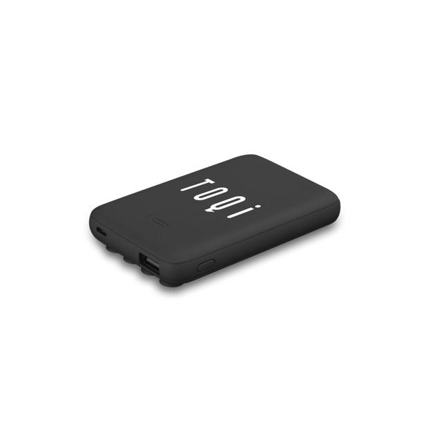 TOQi 5k Wireless Power Bank 5000mAh - Sleek, Portable Charger with Dual Charging Capability for Qi-Enabled Devices, USB-C with Overcharge Protection