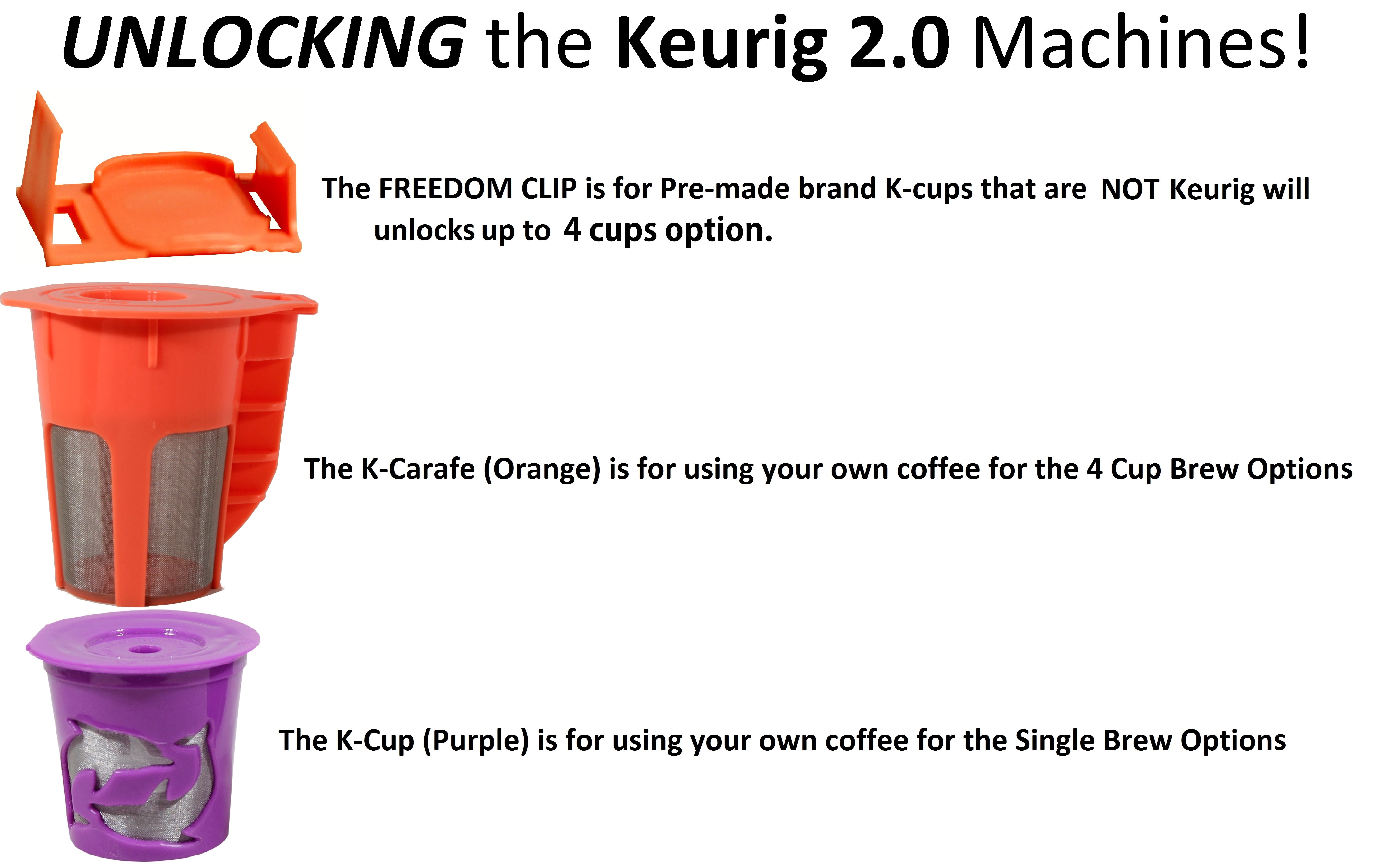 K cup top freedom clip