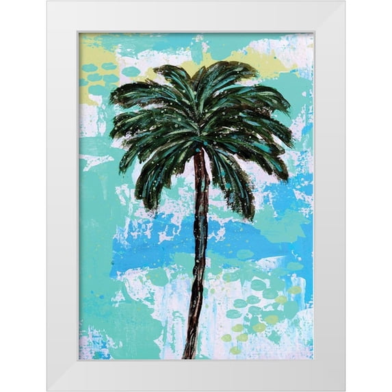 Allemand, Sue 14x18 White Modern Wood Framed Museum Art Print Titled - Palms
