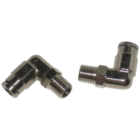 2 (two) Macroline Paintball 90 degree Swivel Elbows Spyder Metric threads CO2 HPA