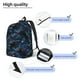 thumbnail image 3 of Disketp Blue Sports Car Mochila de Lona Estampada, Mochila Escolar de Viaje Ligera para Estudiantes y Portátil-Small, 3 of 5