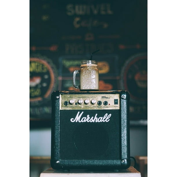 Brand Drink Amplifier Classic Marshall Container12 Inch BY 18 Inch