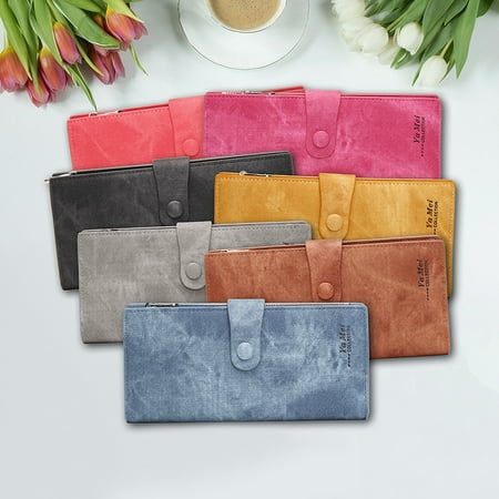 YA Mei Multi-functional Denim Pattern PU Zipper Wallet Bag Case Cover for under 5.0 Inch