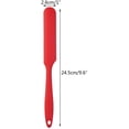 thumbnail image 2 of LAICAIW 4pcs Silicone Spatula Set Heat Resistant Cake Cream Butter Spatulas Mixing Batter Scraper Non-Stick Flexible Baking Cooking Tool 4 Colors (red), 2 of 7