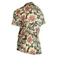 thumbnail image 3 of joogoo Elegant Tropical Floral-p1 Pattern Men's Cycling Jerseys Mountain Bike Short Sleeve Tops L, 3 of 7